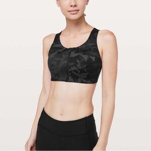 Lululemon Enlite Bra *Zip Front
Incognito Camo Multi Grey